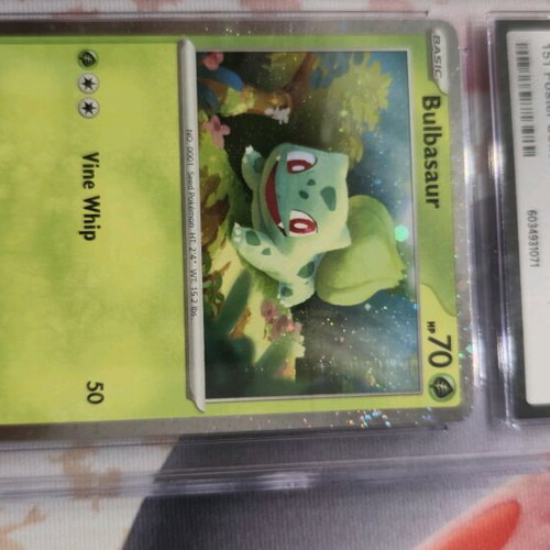 Bulbasaur 151 promo card new gem mint