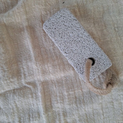 White pumice stone like new for heel scrubbing