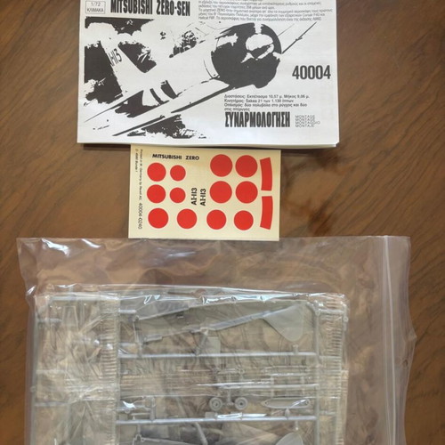 Revell Mitsubishi Zero-Sen model kit 1:72 scale