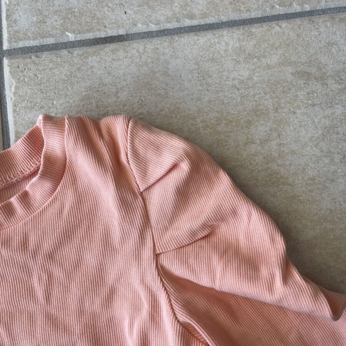 Pink Woman blouse used, size L, pink and orange