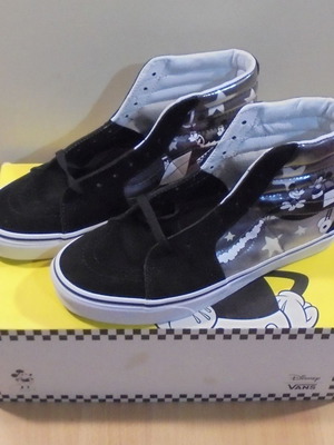 Vans Sk8-Hi Mickey Mouse Disney Plane Crazy authentic shoes size 44 new