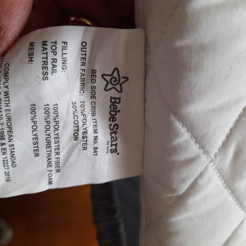 Bebe stars cradle and park and mattress