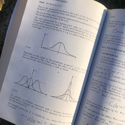 Advanced Level Statistics Book in English in very good condition