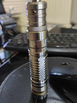 Mech mod MCV Panzer SS by Joy S. Soriano used with Flash e Vapor RDA dripper