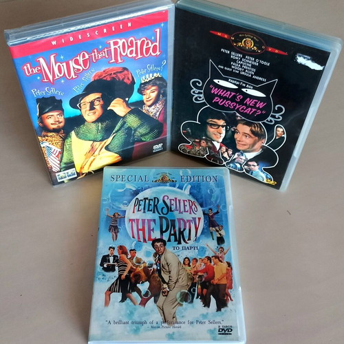 Peter Sellers 3 DVD set like new, comedy with subtitles