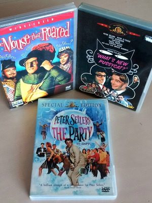 Peter Sellers 3 DVD σετ σαν καινούργιο, κωμωδία με υπότιτλους