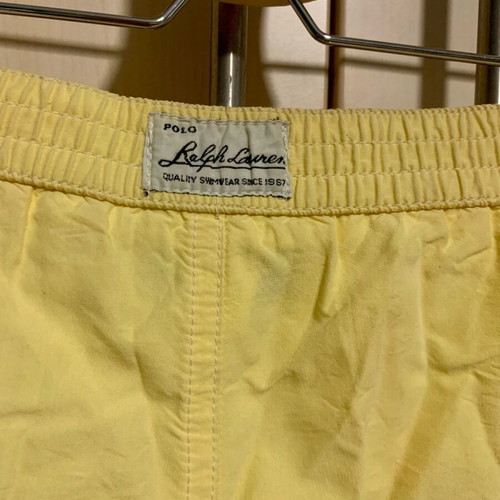 Ralph Lauren boys' swim shorts used, yellow, size 110 cm, age 4-5