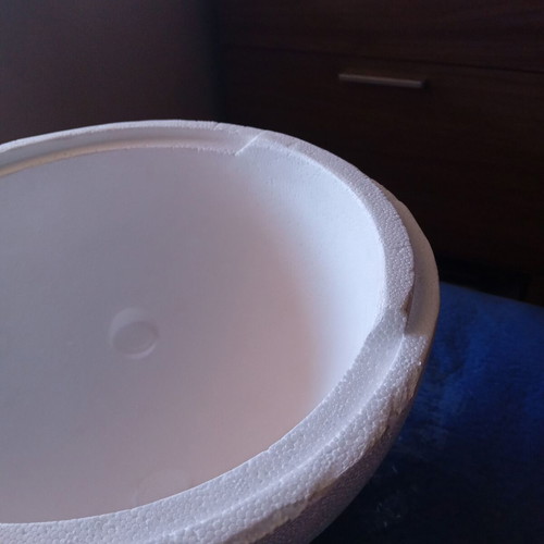 Polystyrene Hemisphere 25 cm used with minor marks