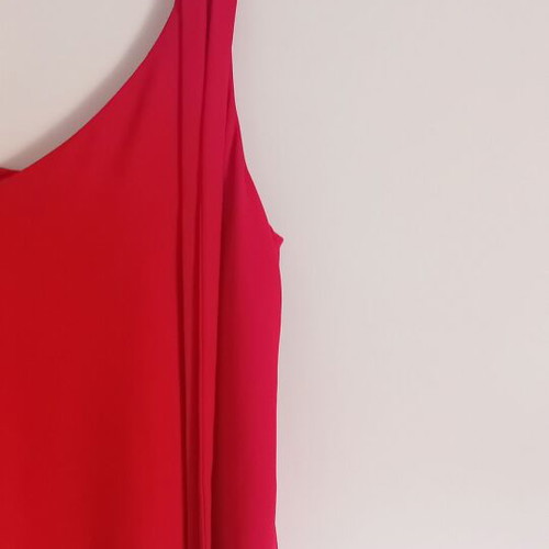 Red short dress Zara like new, size S