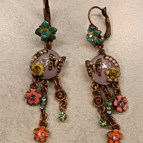 Earrings like new multicolored
