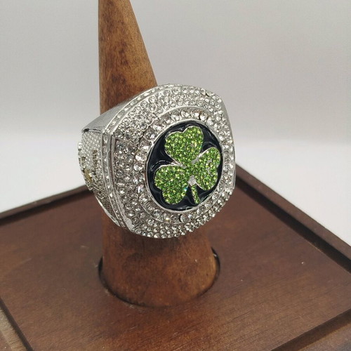 Panathinaikos basketball collectible ring collection, green