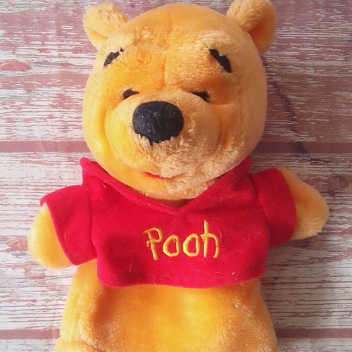 Winnie the Pooh plush puppet glove like new