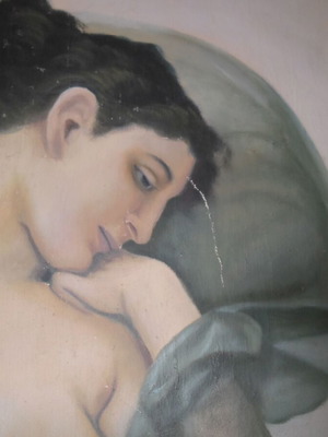 Αφροδίτη της Μήλου Fresco σαν καινούργιο, πολύ μεγάλος πίνακας 180x92εκ