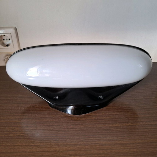 Wilhelm Wagenfeld porcelain applique used, 1950s Bauhaus