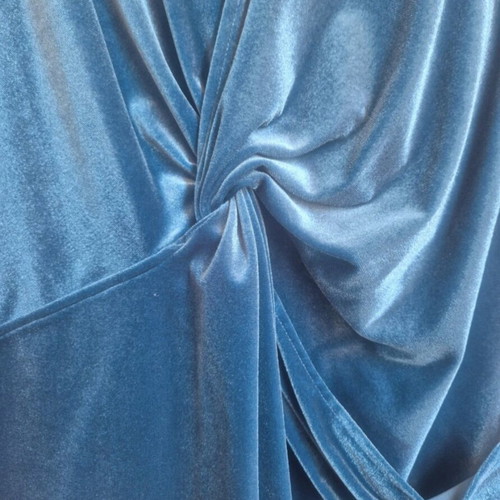 Velvet top Marks & Spencer like new, blue, size 5XL