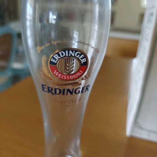 Erdinger Weissbier glass set 6 pieces 0.33L new