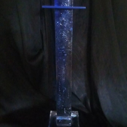 Kosta Boda Ice Tower Crystal Candleholder by Bertil Vallien new