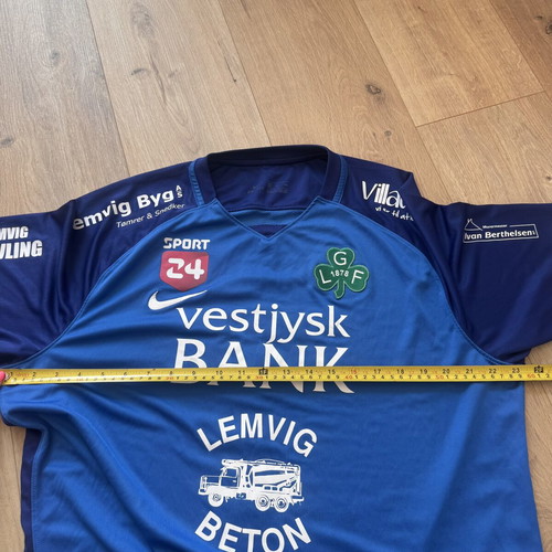Lemvig GF Denmark home match worn football shirt 18/19 #4 Nike men's XXL