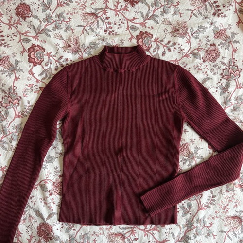 Zivago burgundy Pull & Bear used, cropped, size M