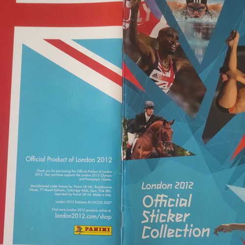 Panini album Olympic Games 2012 London used