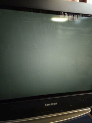 Samsung 21-inch cw21z503n TV used without remote