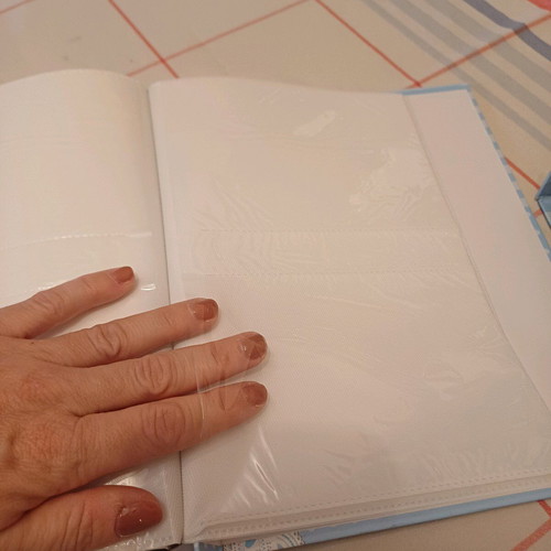 Photo album for boy like new, A4 size, 100 photos capacity