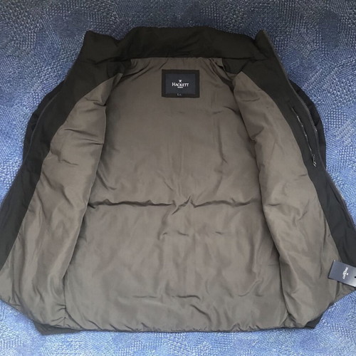 Hackett London LW MOTO Jacket new, men's size M, polyester filling