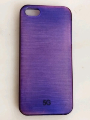 Silicone phone case like new, purple, 12.5x6 cm