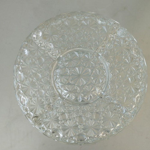 Crystal Serving Platter with Divided Sections vintage like new