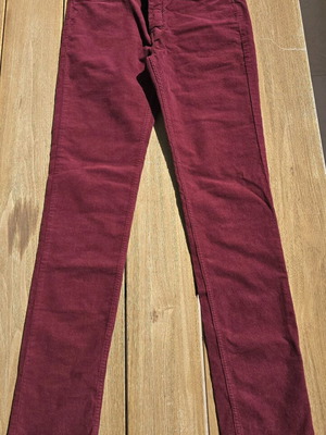 Zadig & Voltaire Παντελόνι Κορντό Μπορντό Καινούργιο, Μέγεθος S