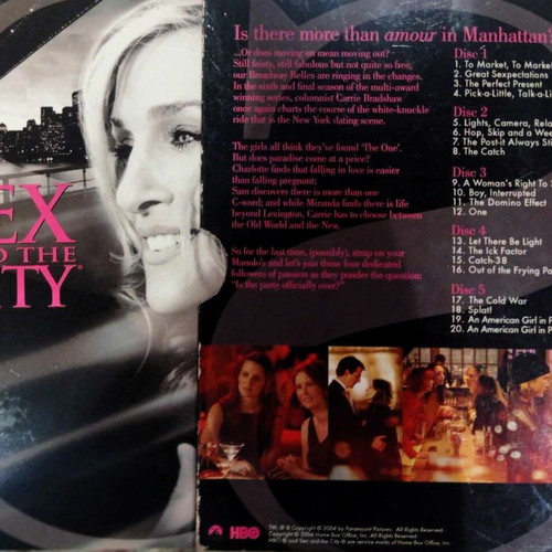 DVD Sex and the City πακέτο σεζόν 2, 4 και 6 σαν καινούργιο με ελληνικούς υπότιτλους