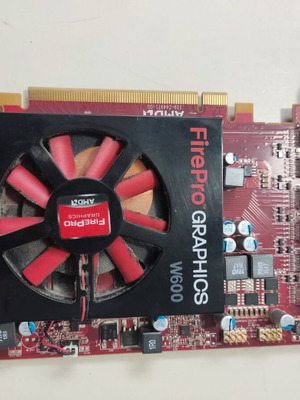 AMD FirePro W600 2GB graphics card like new with Mini-DP cable