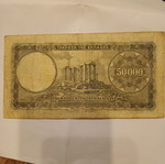 Various used postwar collectible banknotes 1950
