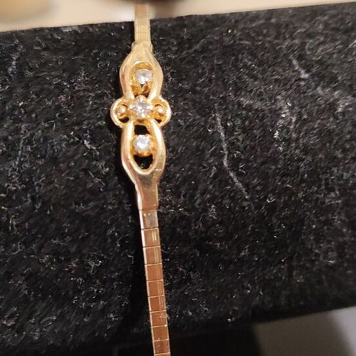 Gold bracelet 585 new, 6.8g, length 18cm