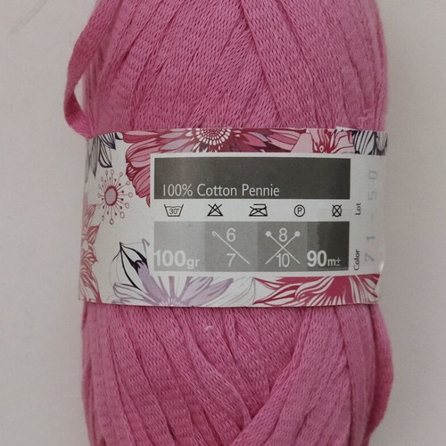 LAMA DALIA cotton knitting yarn set of 7 like new