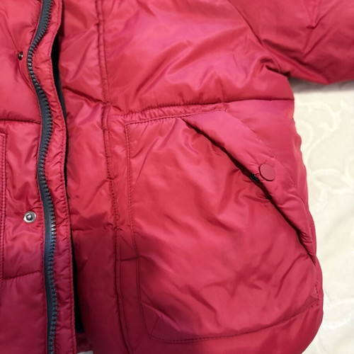 ZARA puffer jacket used for 3-4 years old, red