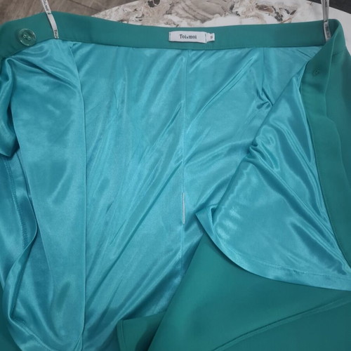 Toi & Moi emerald wrap skirt, size S, like new