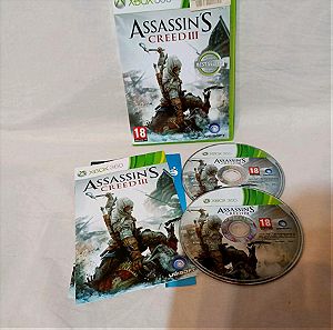 ASSASSIN'S CREED 3 XBOX 360 GAME