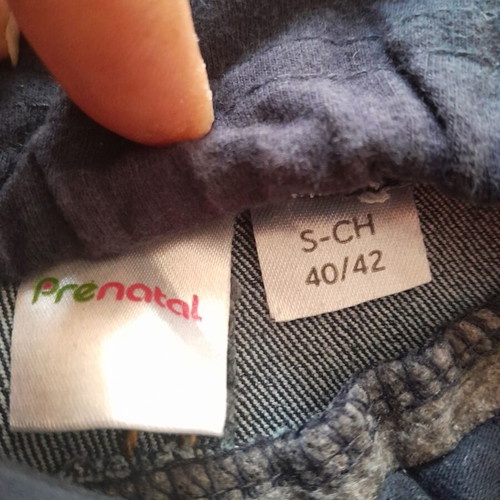 Prenatal elastic maternity jeans used, blue, size L, pack of 2