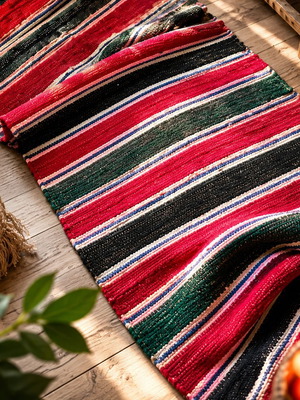 Kilim runner rug authentic handwoven traditional ethnic style 1.70x73