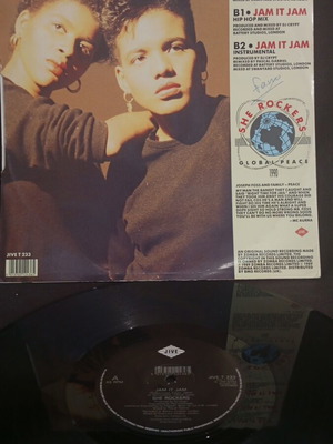 She Rockers Jam It Jam vinyl record used in good condition