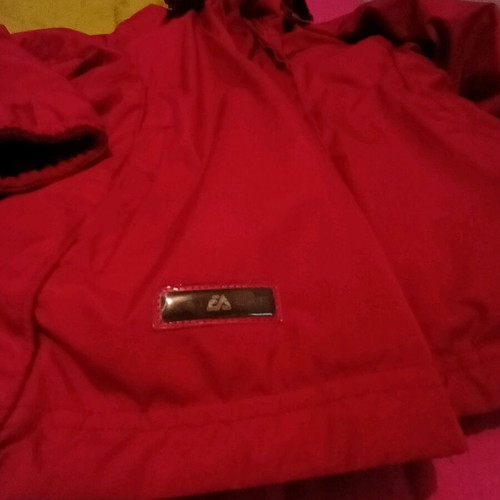 Autumn jacket used, red, reversible, size XL
