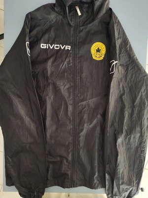 Givova Athinaikos A.S. Vyronas windbreaker jacket size XL