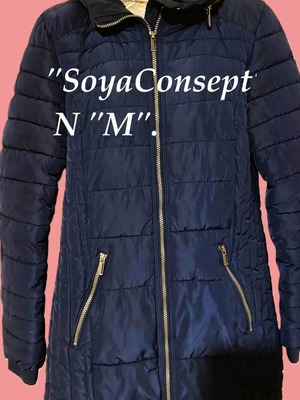 Sox Parka N "M" like new, dark blue, waist length