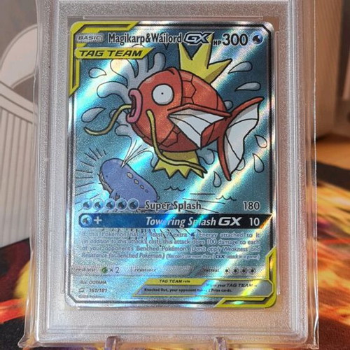 Magikarp & Wailord GX 2019 Sun & Moon Team Up Holo new