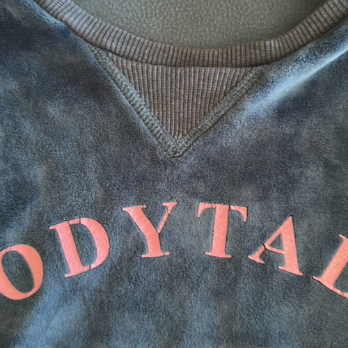 BodyTalk tracksuit for 10-year-old girls blue with pink letters like new