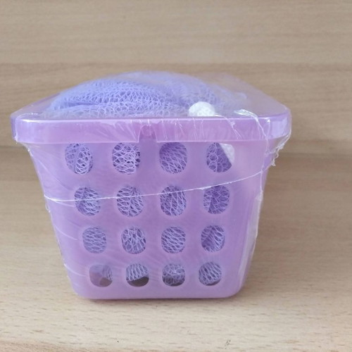 Complete bath care set new, purple/lilac