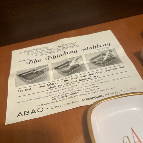 Vintage Συλλεκτικό Κεράνης Τασάκι Πορσελάνης αΑ Σιγαρέττα Πολυτελείας Καινούργιο Στο κουτί του
