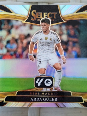 Panini Select La Liga 2025 26 Arda Guler Field Level Silver Prizm like new