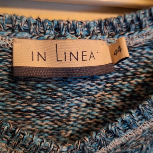 In Linea cotton sweater like new, blue turquoise, size M